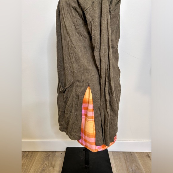 ◾️Lole Olive Side Split Cardigan With Pockets - Picture 7 of 9